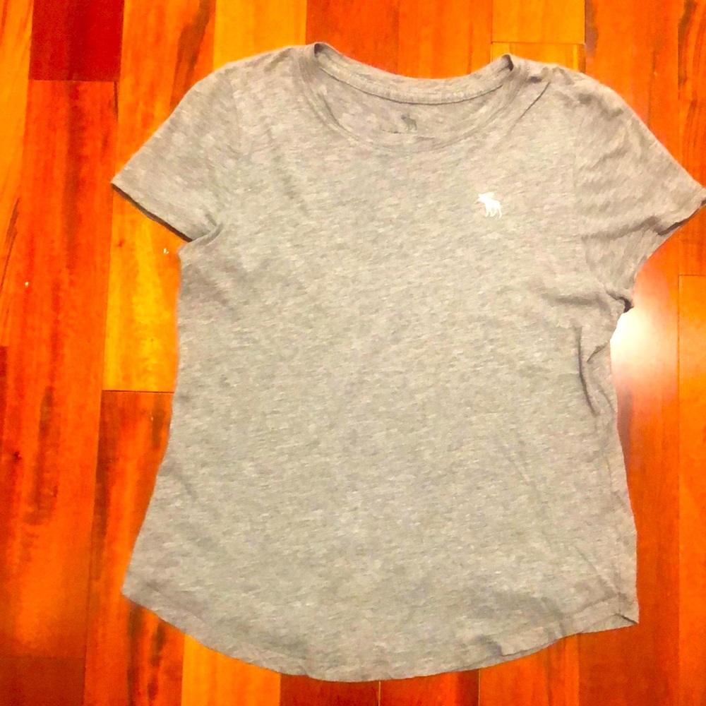 Abercrombie Kids Youth girls gray tee shirt